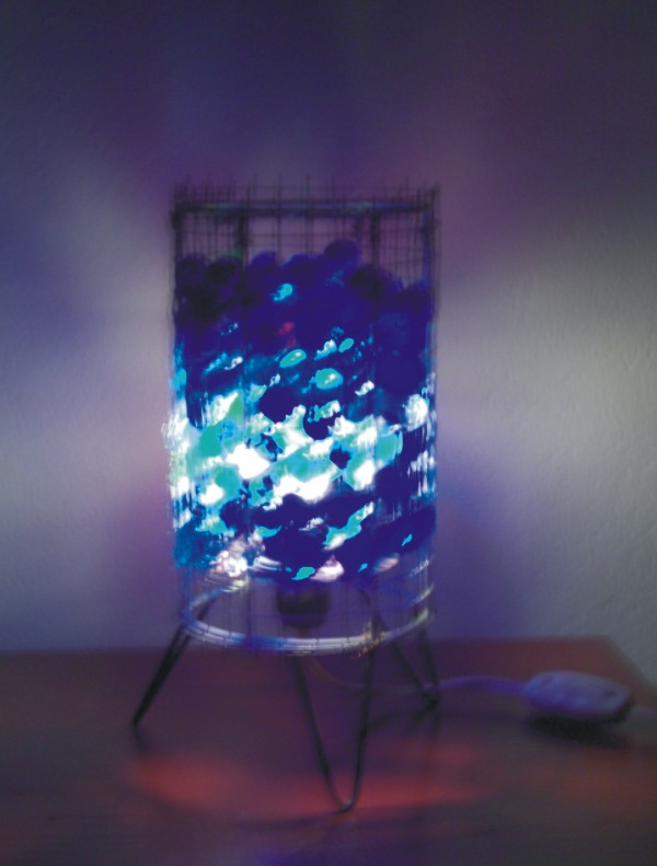 blue lamp light